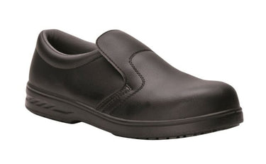 Mocassino PORTWEST antinfortunistico nero con puntale S2